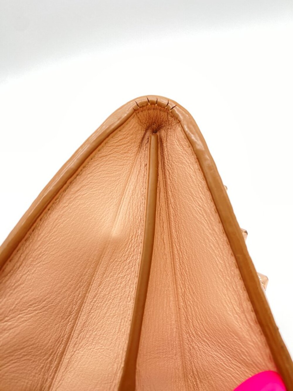 MCM Patricia Studded Visetos Wallet on Chain Rose Gold WOC 💗 Piper - Picture 14 of 14